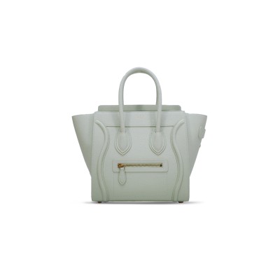 CELINE TOTE IN LUGGAGE MICRO PEBBLED CALFSKIN 167793DRU.38SW (27*27*15cm)